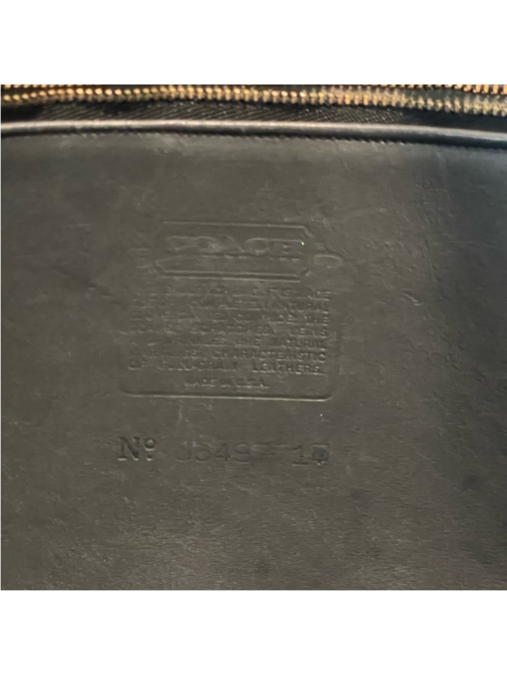 Grey Leather  Coach Satchel - Picture 10 of 11